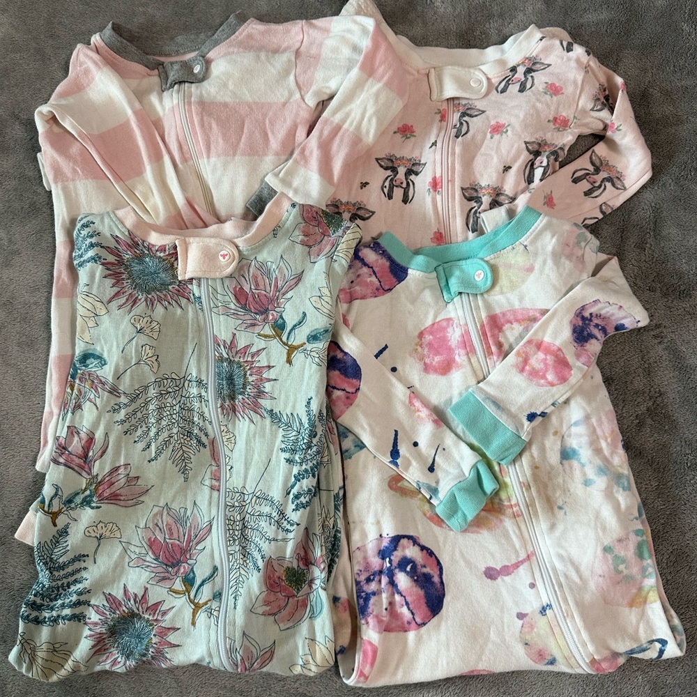 Burt’s Bees Footed Sleeper Bundle 18M